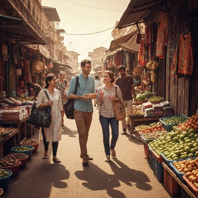 Person communicating with airline staff at check-in counter