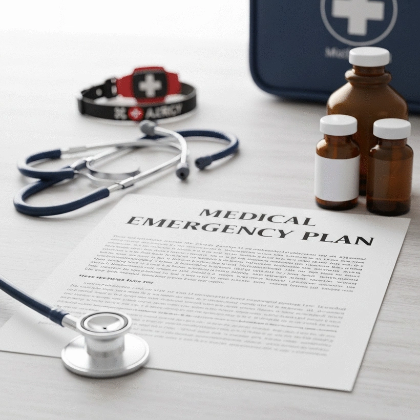 Medication Allergy Emergency Plan Steps